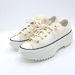 Converse Run Star Hike Ox 171895C white biege women's Size 8.5